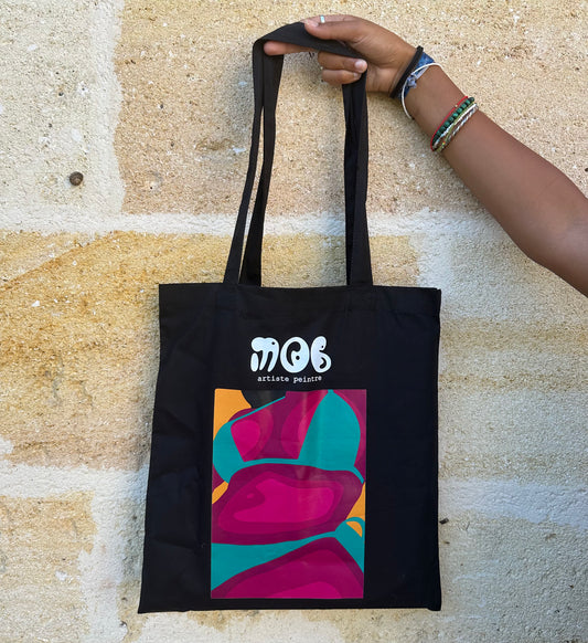 "Sunset" tote bag noir